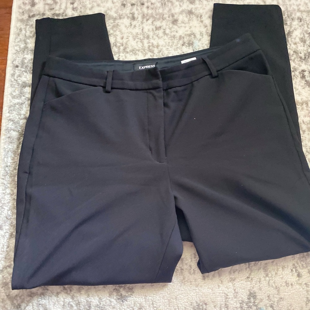 Express Black Boot Cut Dress Pants